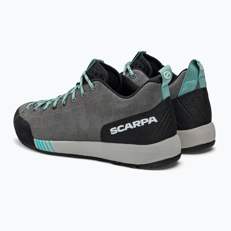 Damen-Trekkingstiefel SCARPA Gecko grau-schwarz 72602 3