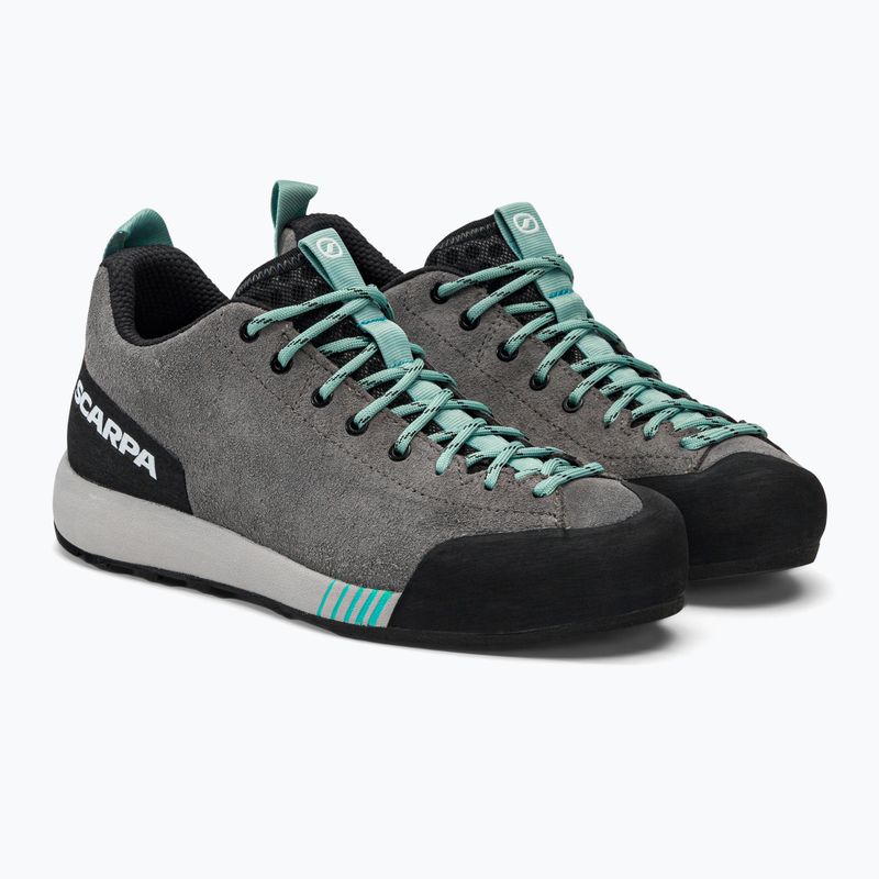 Damen-Trekkingstiefel SCARPA Gecko grau-schwarz 72602 4