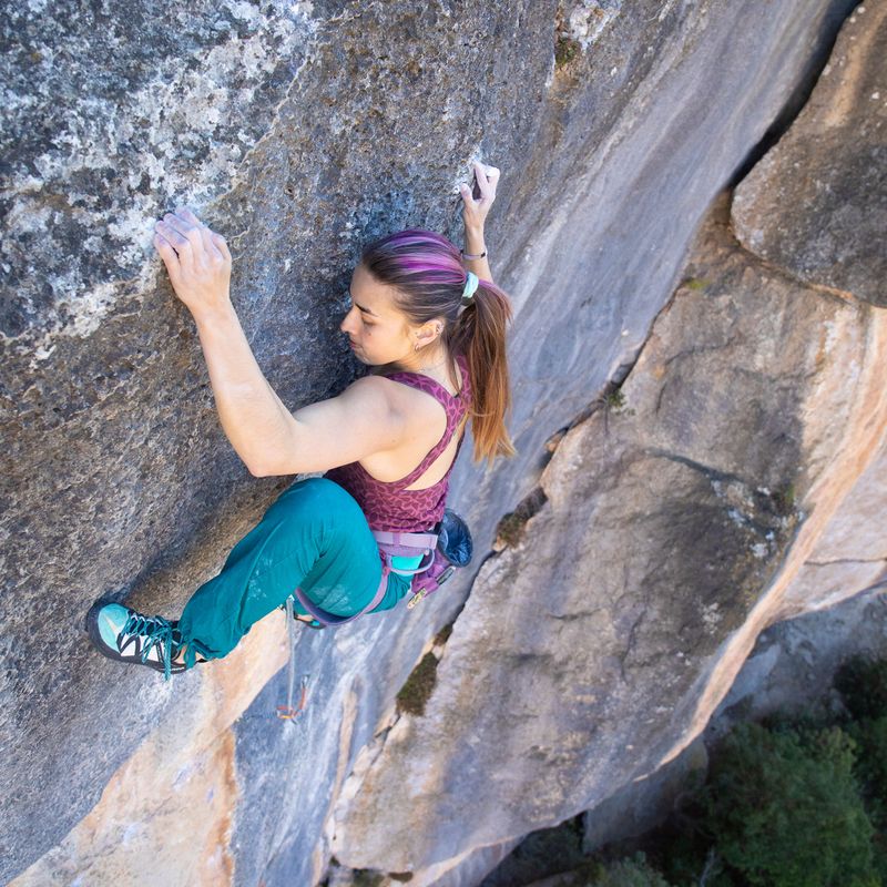 Damen-Kletterschuhe SCARPA Vapor smoke/yellow 18