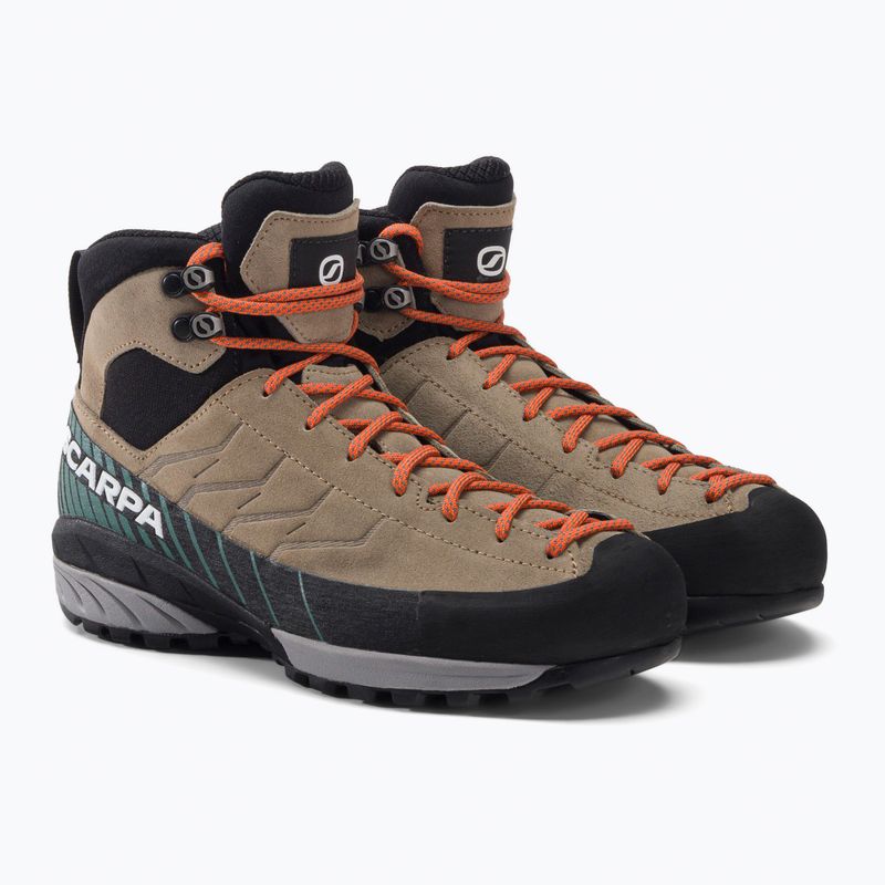 Zustiegsschuhe Damen SCARPA Mescalito Mid GTX braun 72097-202 5