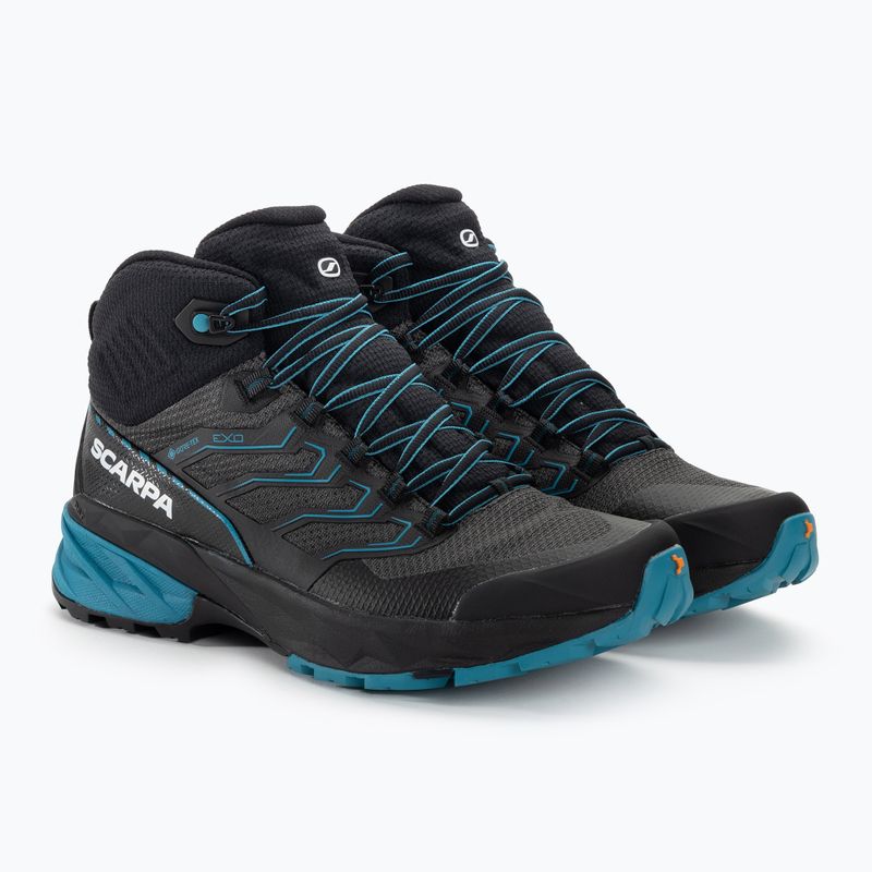 Trekkingschuhe Herren SCARPA Rush 2 Mid GTX schwarz 63132 4