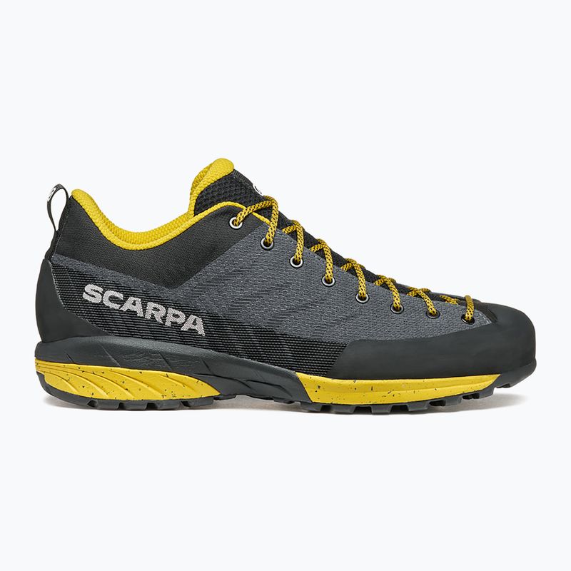 Herren SCARPA Mescalito Planet grau/curry Approach-Schuhe 8