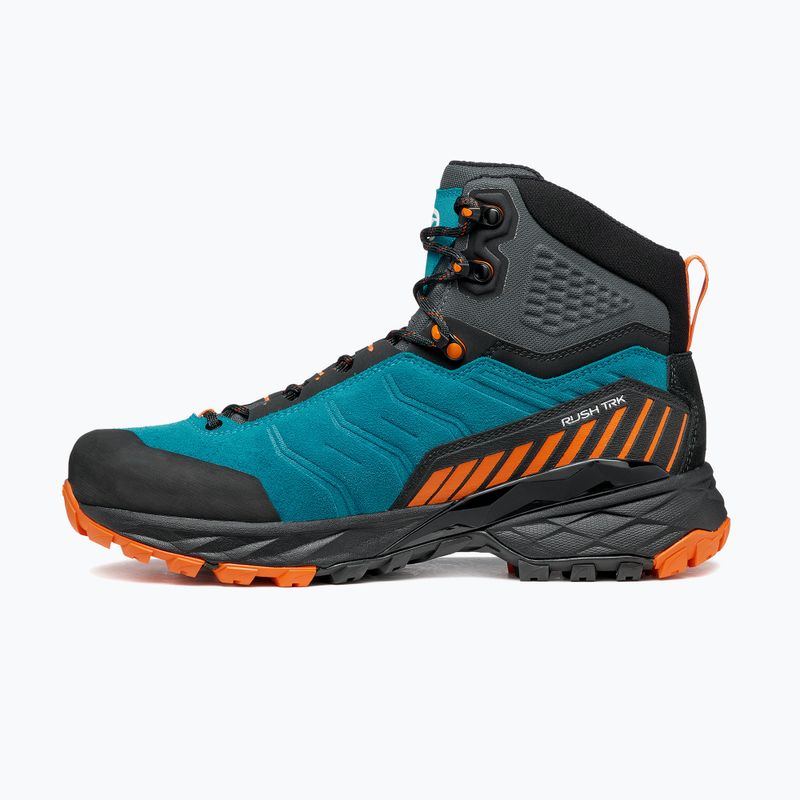 Herren-Trekkingstiefel SCARPA Rush TRK GTX Pagode/Blauer Mango 12