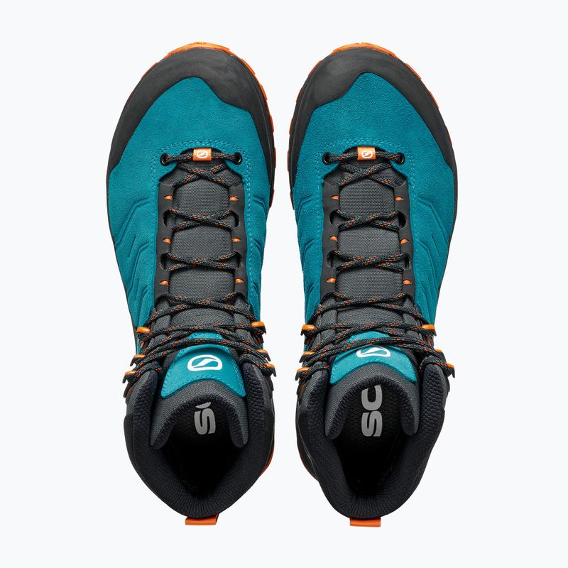 Herren-Trekkingstiefel SCARPA Rush TRK GTX Pagode/Blauer Mango 14