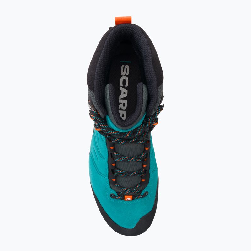 Herren-Trekkingstiefel SCARPA Rush TRK GTX Pagode/Blauer Mango 6