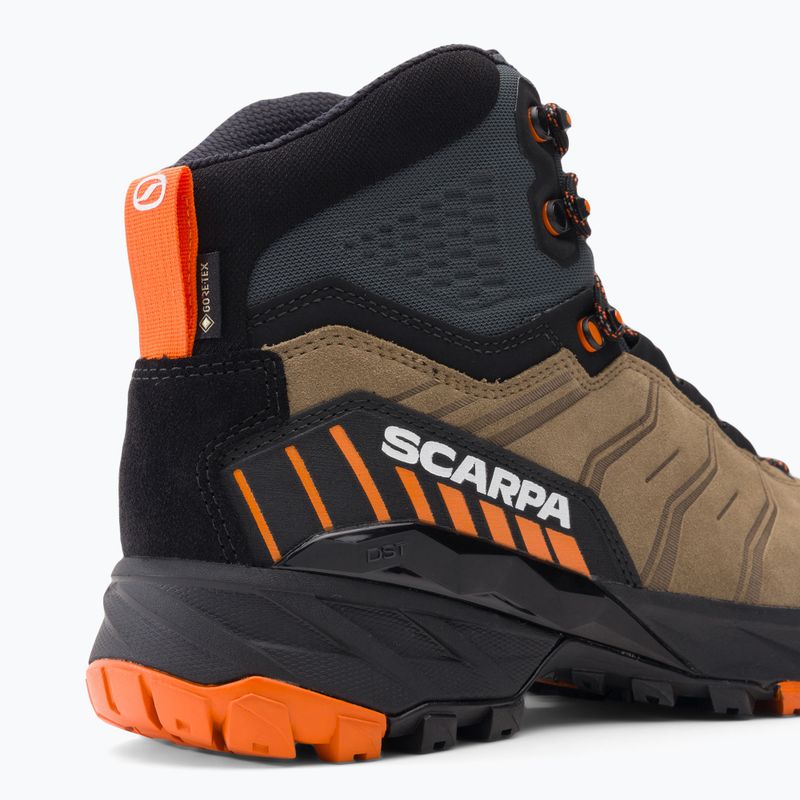 Herren-Trekkingstiefel SCARPA Rush TRK GTX Wüste/Mango 9