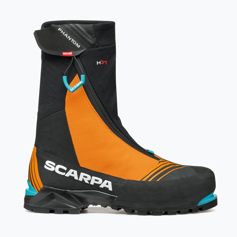 Scarpa Phantom Tech HD schwarz/hellorange Herren-Hochgebirgsstiefel 8