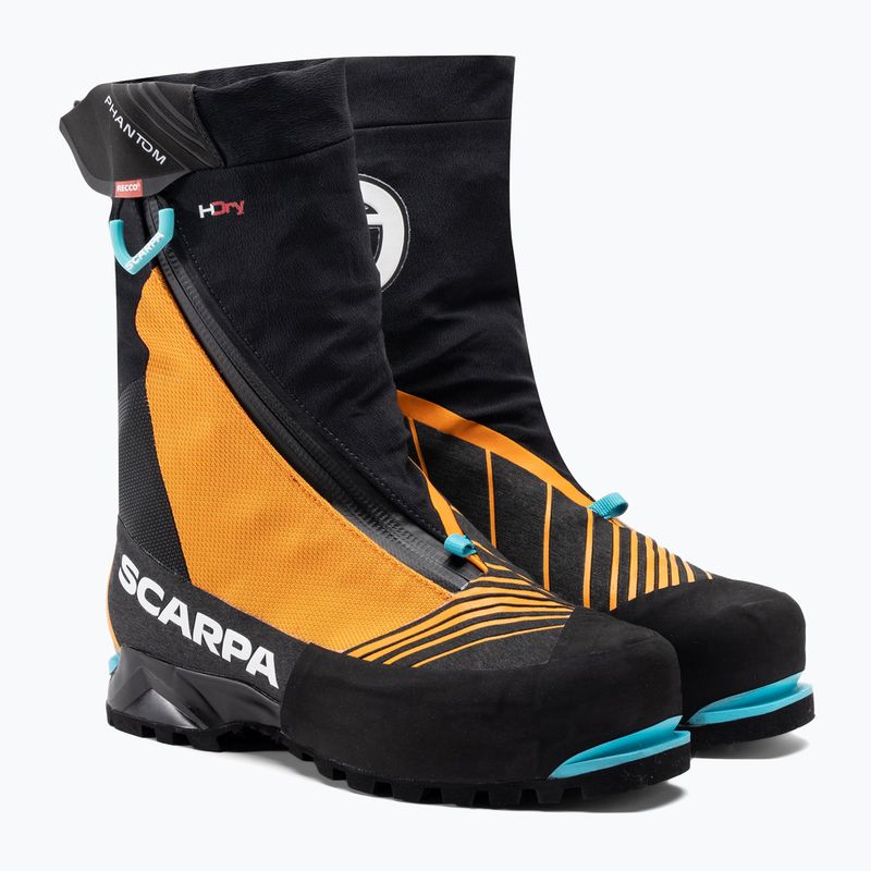 Scarpa Phantom Tech HD schwarz/hellorange Herren-Hochgebirgsstiefel 4