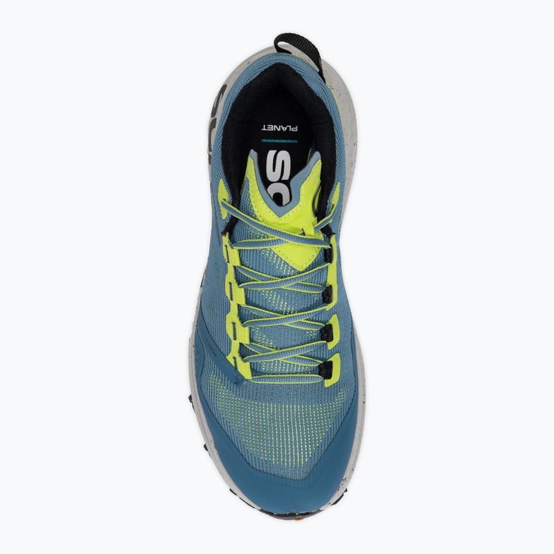 Laufschuhe Damen SCARPA Spin Planet ocean blue/lime 5