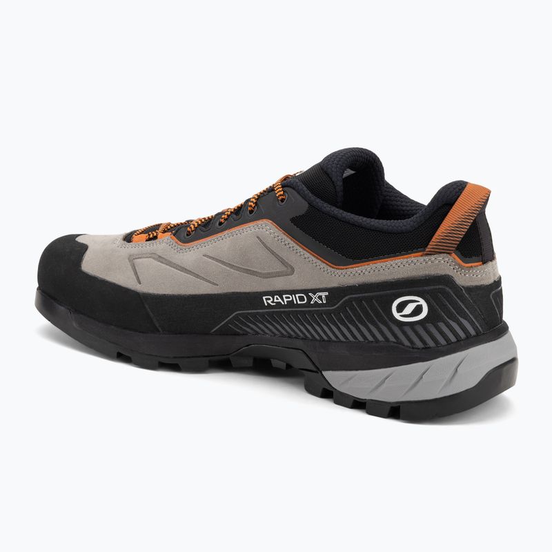 Herren SCARPA Rapid XT Approach-Schuh taupe/rust orange 3