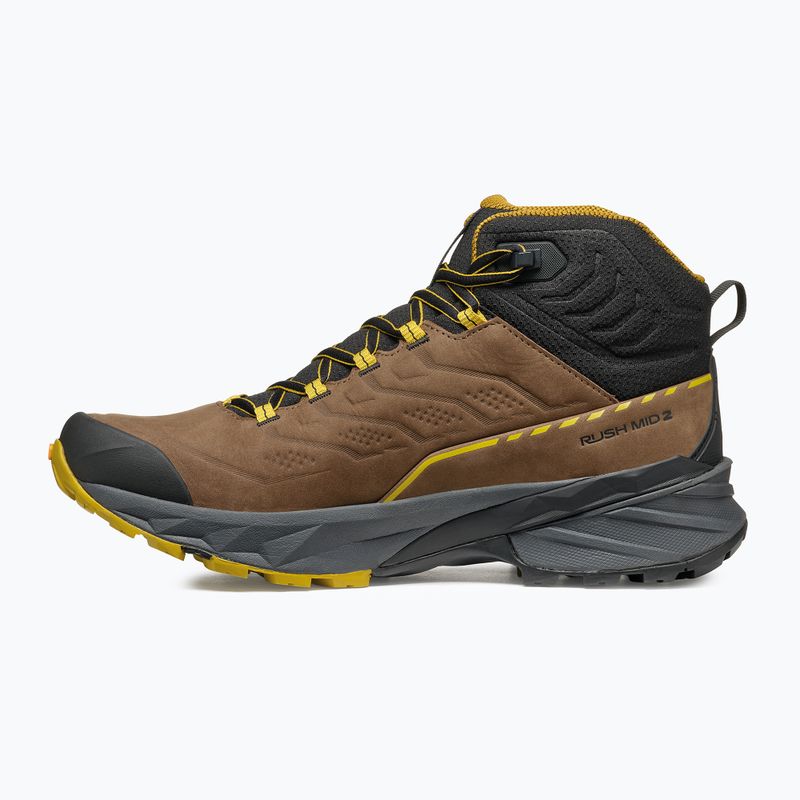 Herren-Trekkingstiefel SCARPA Rush 2 Pro Mid GTX brown/sulphur 3