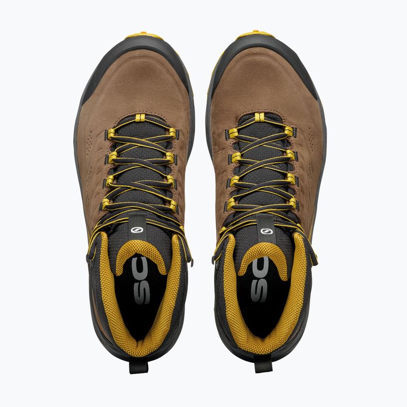 Herren-Trekkingstiefel SCARPA Rush 2 Pro Mid GTX brown/sulphur 5