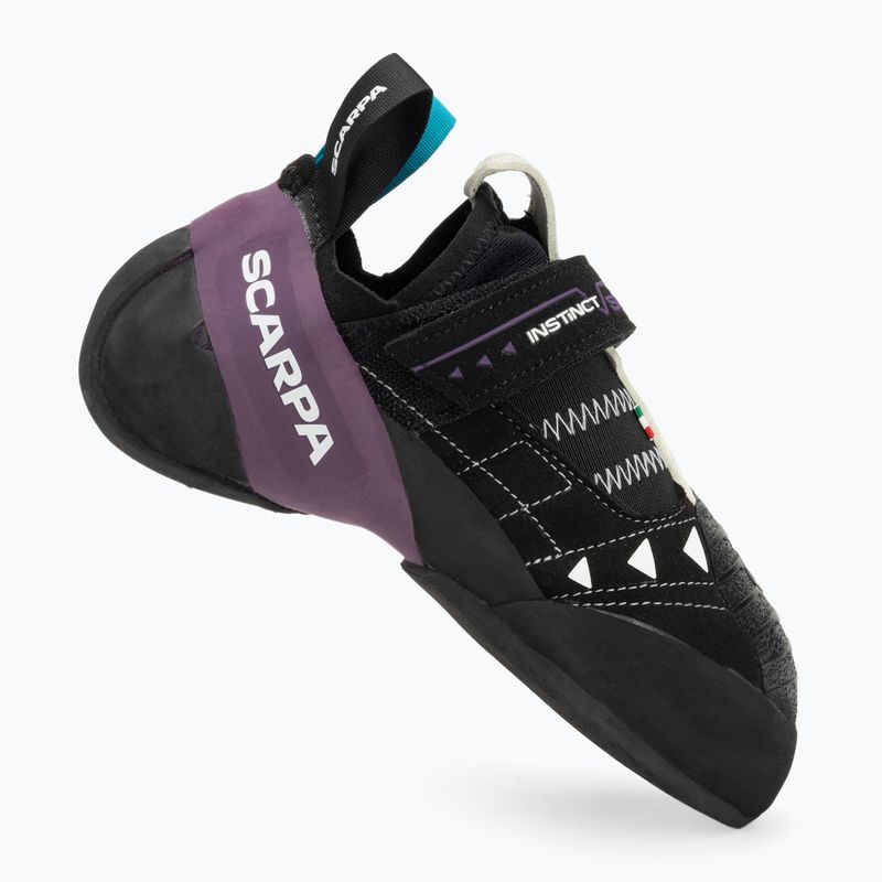 SCARPA Instinct VSR LV Kletterschuh schwarz/violett/milch 2