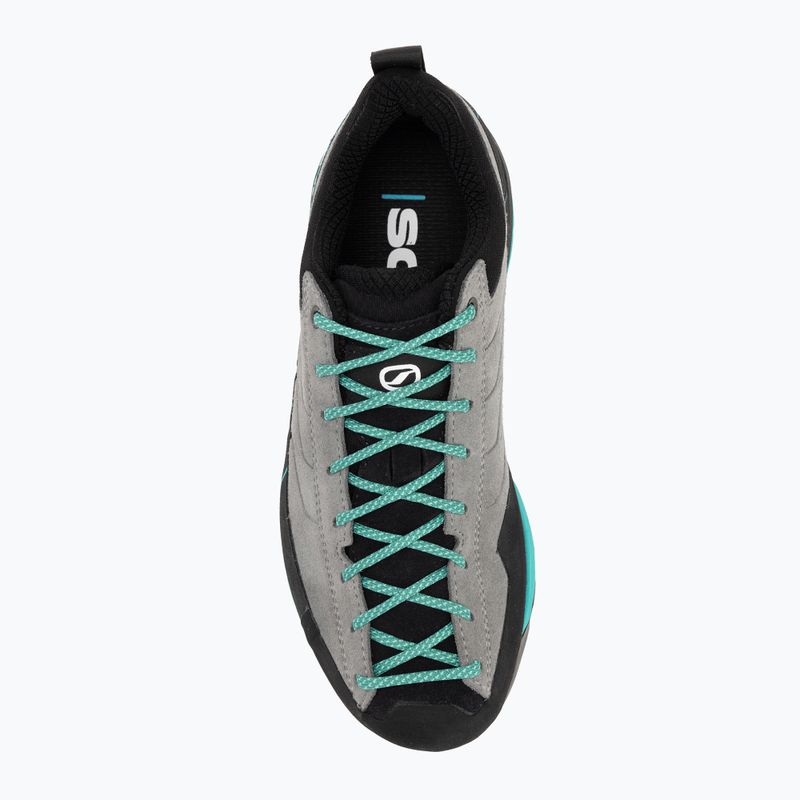 Damen Approach-Schuhe SCARPA Mescalito smoke/tropical green 5