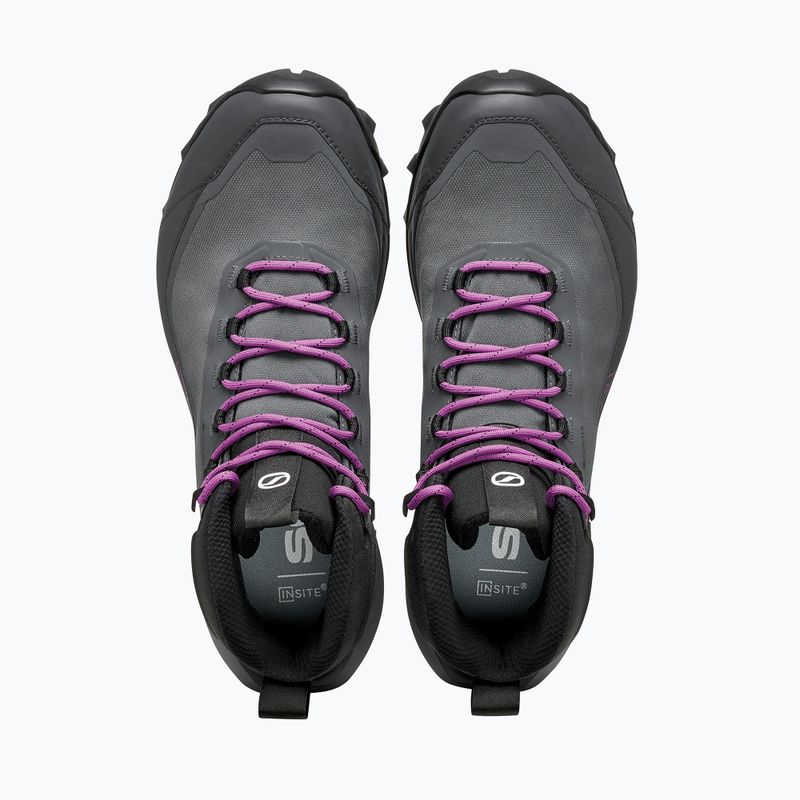 Damen-Trekkingschuhe SCARPA Ribelle Cross 2 Mid GTX dark gray/purple 5