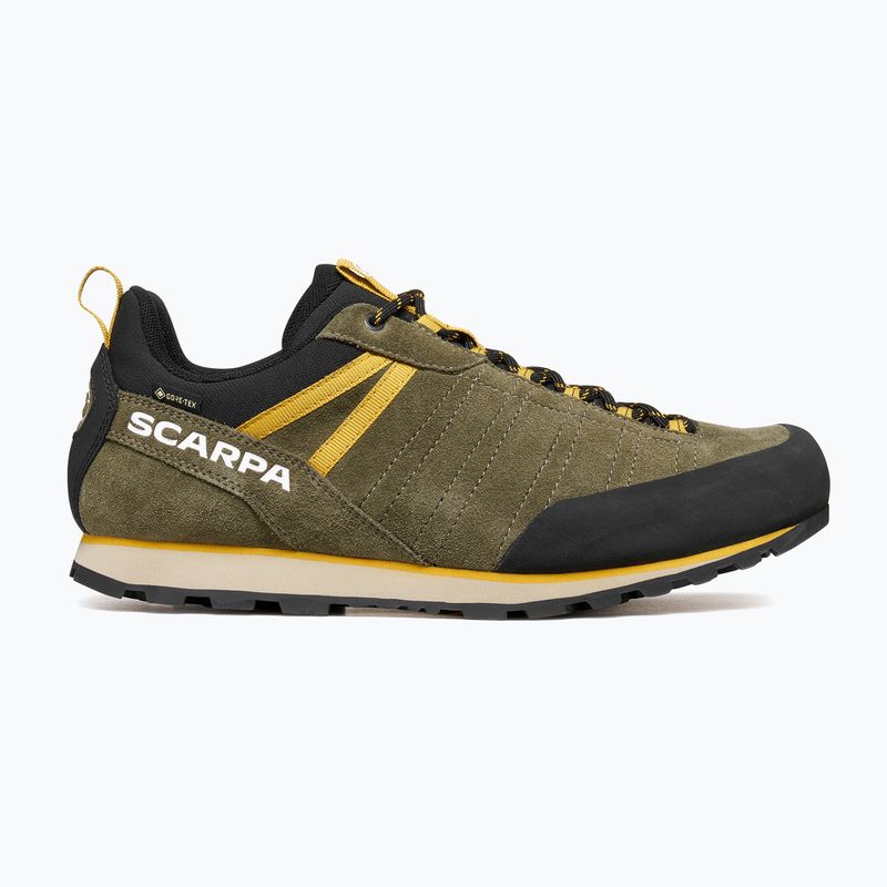 Herren-Trekkingstiefel SCARPA Crux 2 GTX kalamata/lemon curry 2