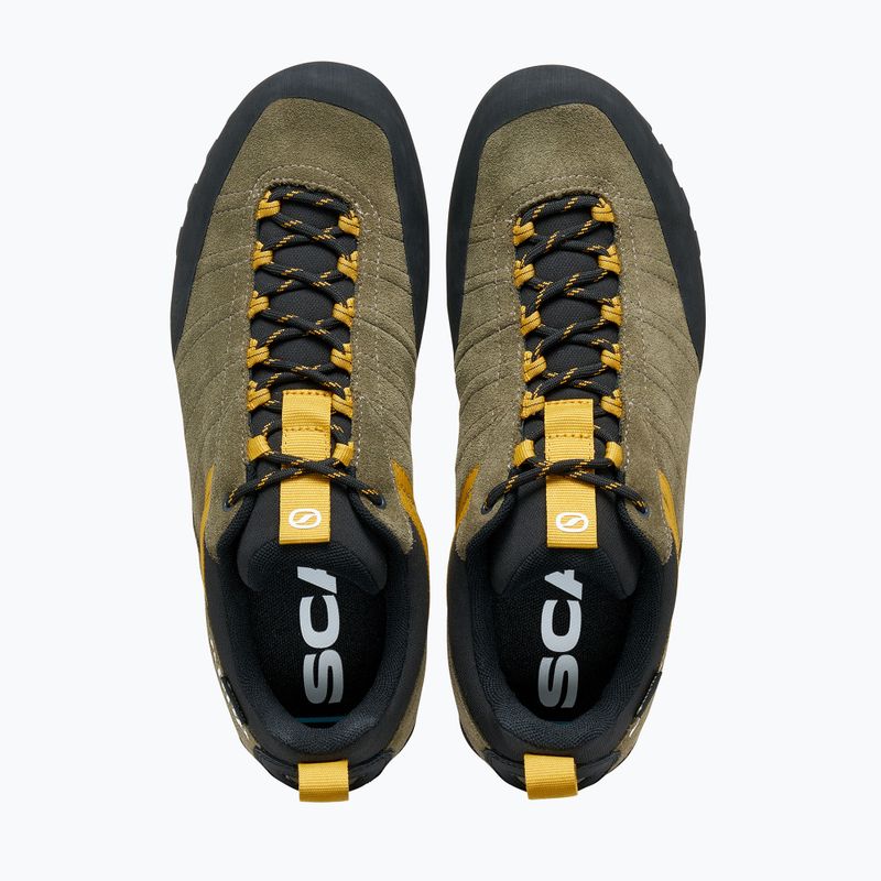Herren-Trekkingstiefel SCARPA Crux 2 GTX kalamata/lemon curry 5