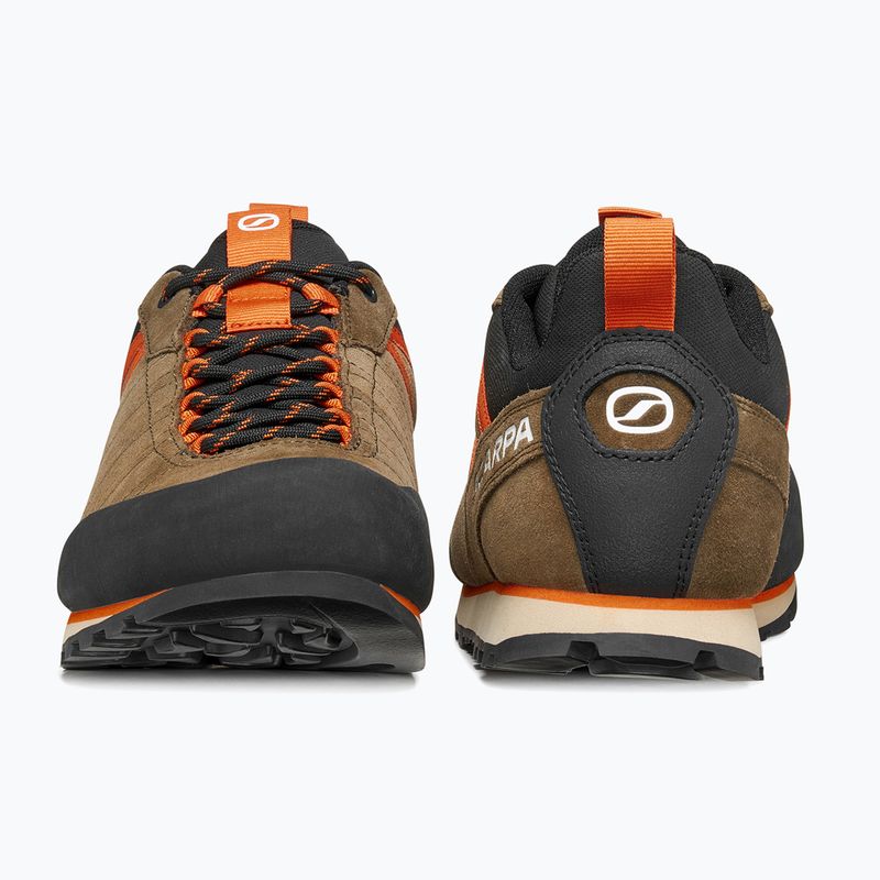 Herren-Trekkingstiefel SCARPA Crux 2 caribou/rust orange 4