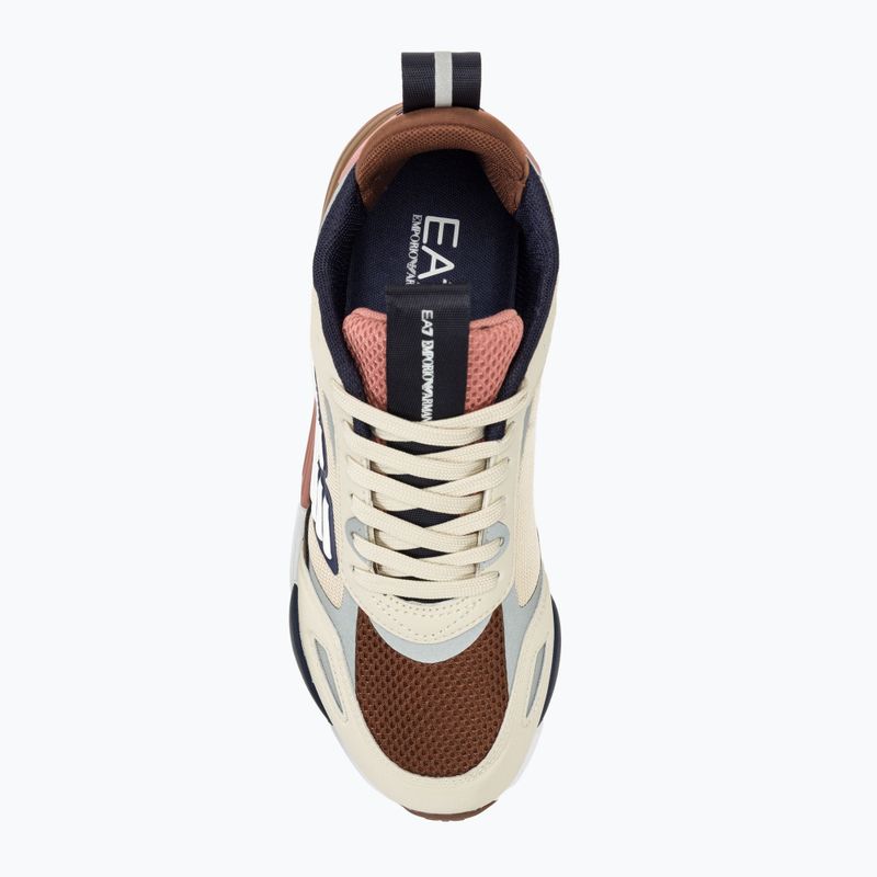 Schuhe EA7 Emporio Armani Ace Runner rainy day/black iris/emperador/terracotta 5