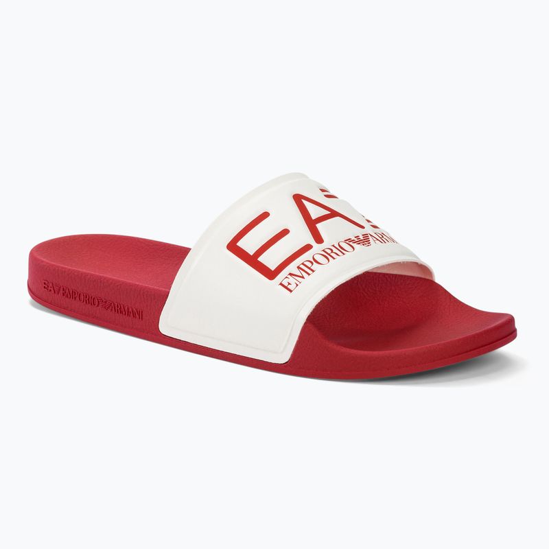 Slides Schlappen  EA7 Emporio Armani Water Sports Visibility salsa/white