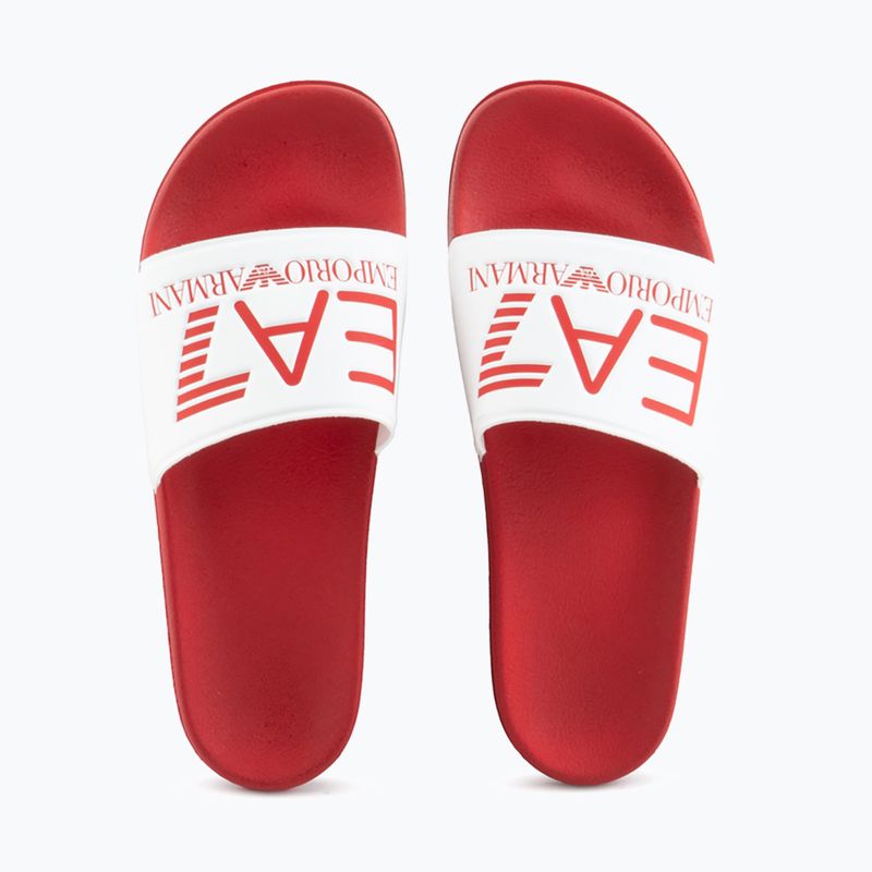 Slides Schlappen  EA7 Emporio Armani Water Sports Visibility salsa/white 12