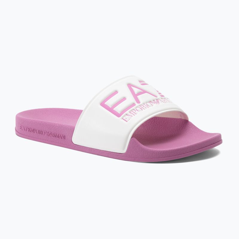 Slides Schlappen  EA7 Emporio Armani Water Sports Visibility cyclamen/white
