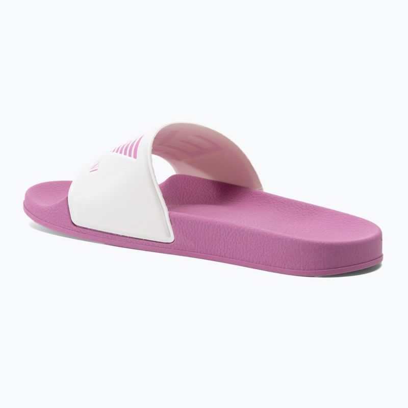 Slides Schlappen  EA7 Emporio Armani Water Sports Visibility cyclamen/white 3