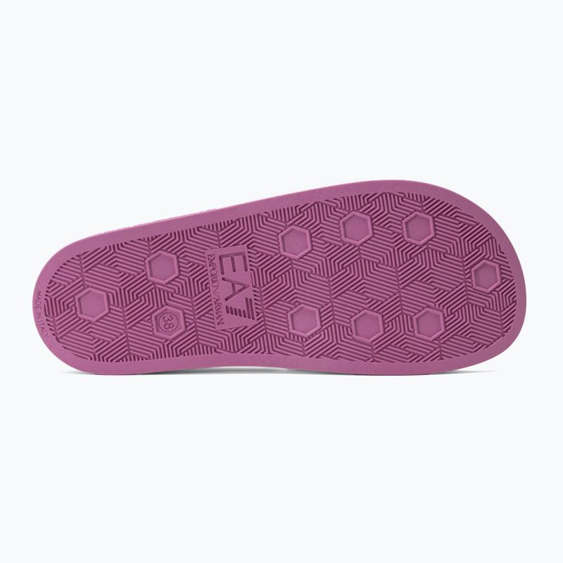 Slides Schlappen  EA7 Emporio Armani Water Sports Visibility cyclamen/white 4
