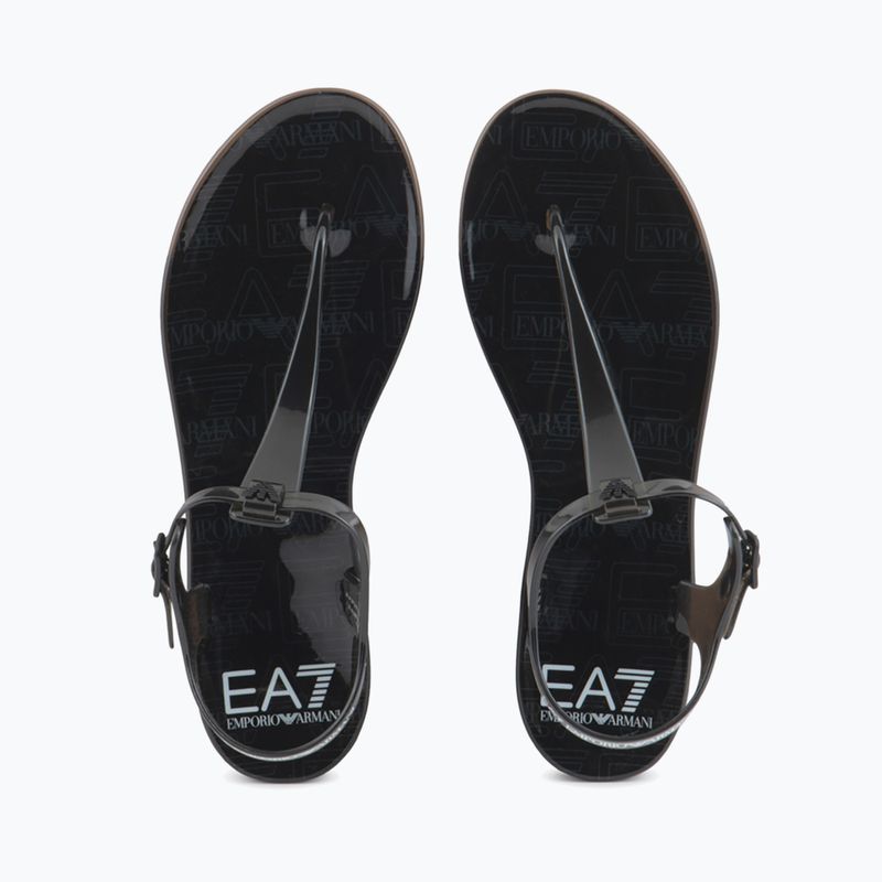Sandalen Damen EA7 Emporio Armani Water Sports Jelly Graphic monogram black graphic/black logo 5