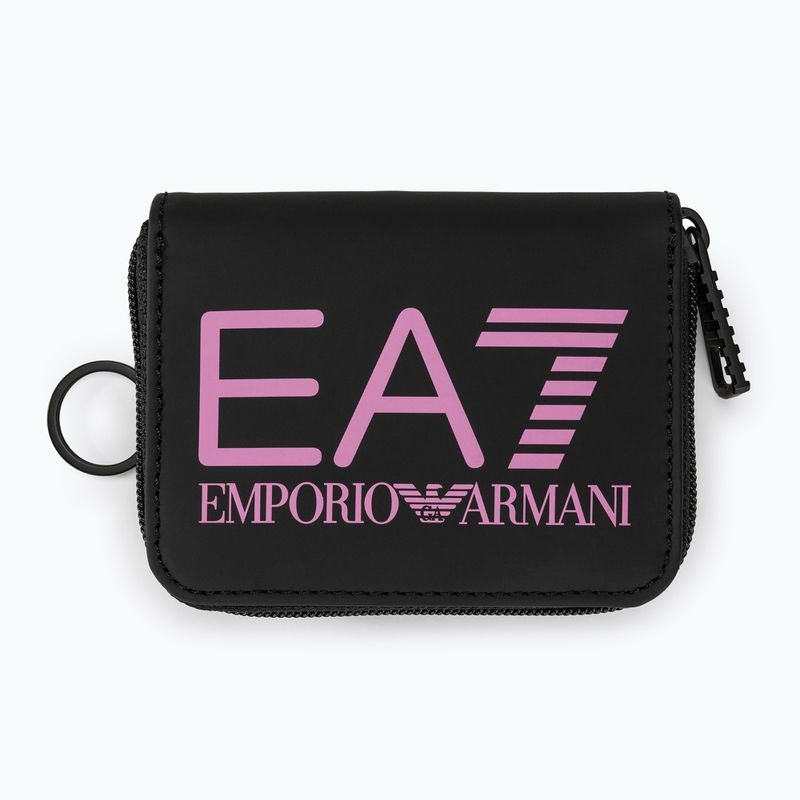 Geldbeutel Portmonee EA7 Emporio Armani Train Zip Around black/cyclamen 2
