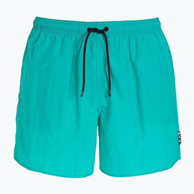 Badeshorts Herren EA7 Emporio Armani Water Reactive Monogram Boxer spectra green