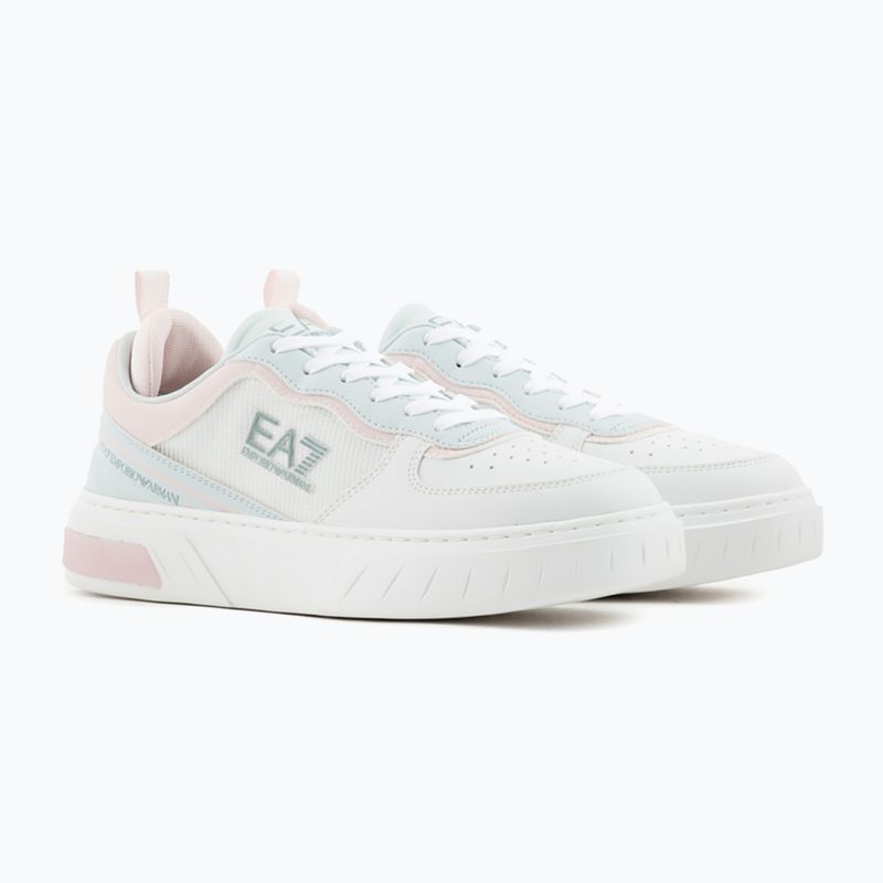 Schuhe EA7 Emporio Armani Summer Court iceflow/mauvechalk/white/abyss 8