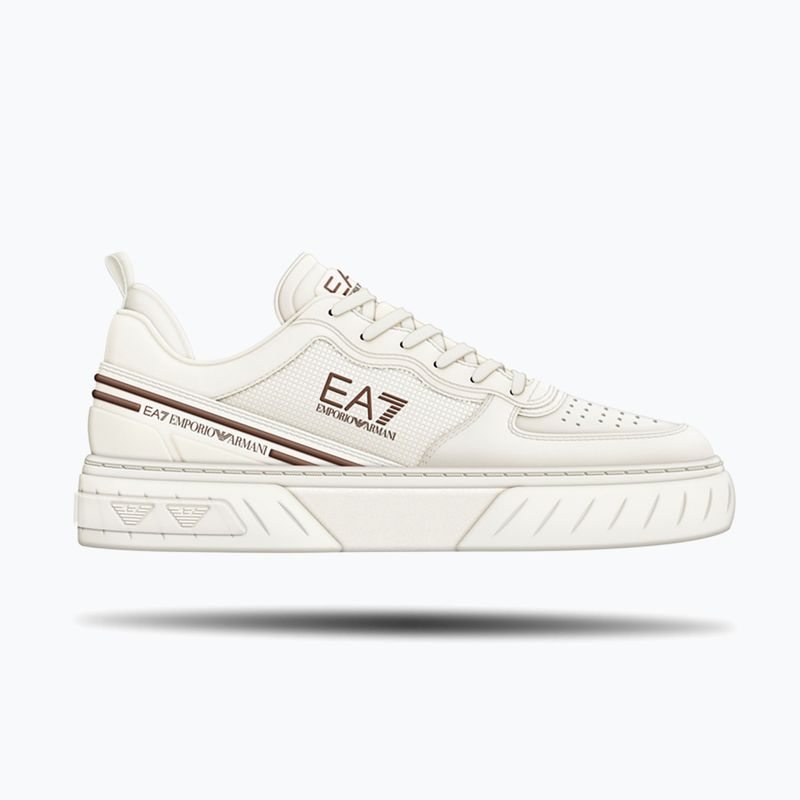 Schuhe EA7 Emporio Armani Summer Court triple off white/tan 8