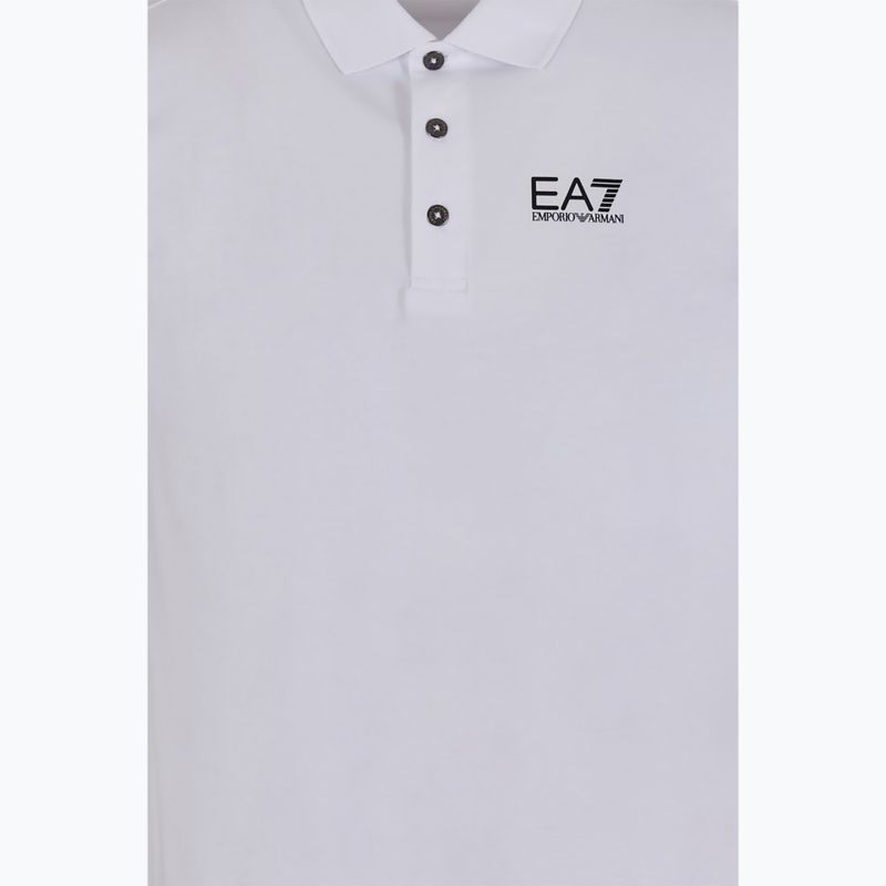 Poloshirt Herren EA7 Emporio Armani Train Visibility white 3
