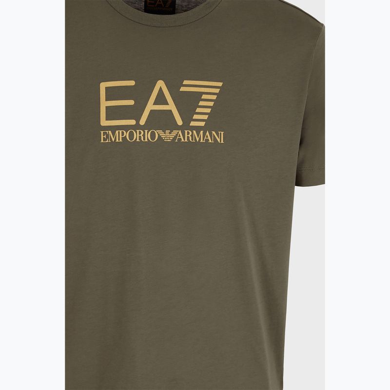 Shirt Herren EA7 Emporio Armani Train Gold Label Tee Pima Big Logo beetle 3