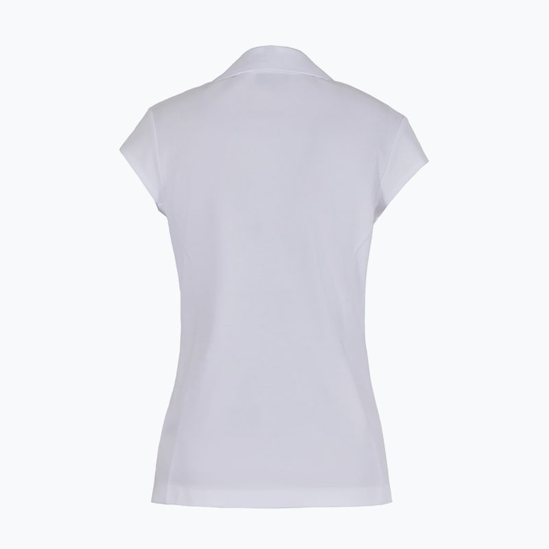 Poloshirt Damen EA7 Emporio Armani Train Costa Smeralda white 2