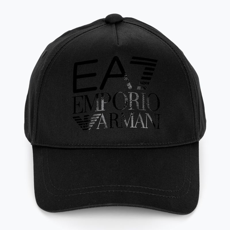 Cap Mütze Damen EA7 Emporio Armani Train Logo Series black 2