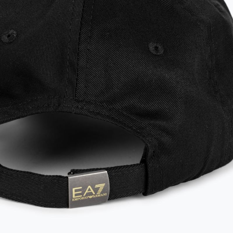 Cap Mütze Damen EA7 Emporio Armani Train Logo Series black 4
