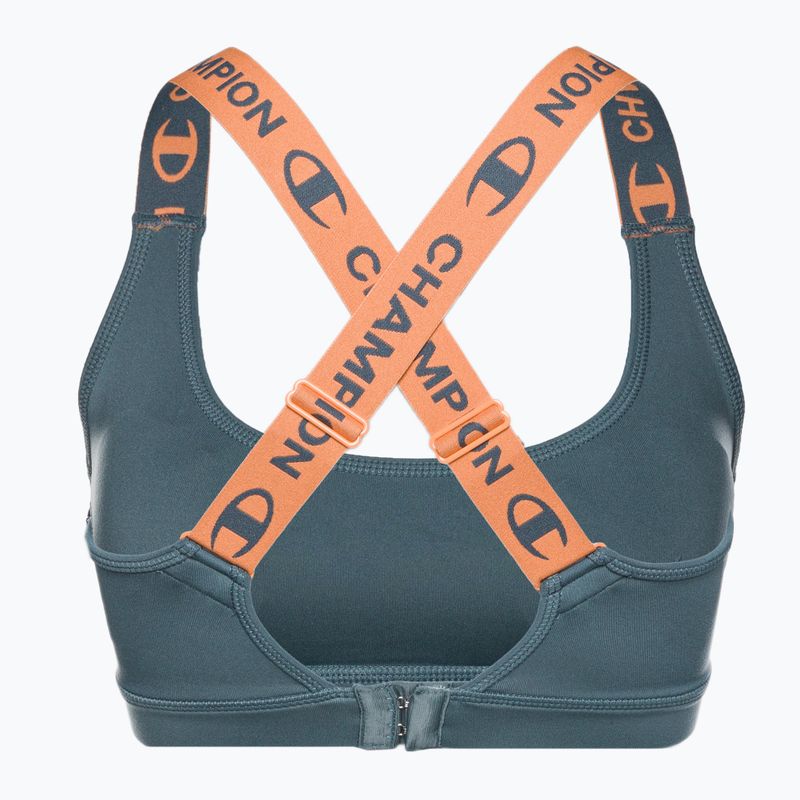Champion Legacy dunkel/grauer Fitness-BH 2