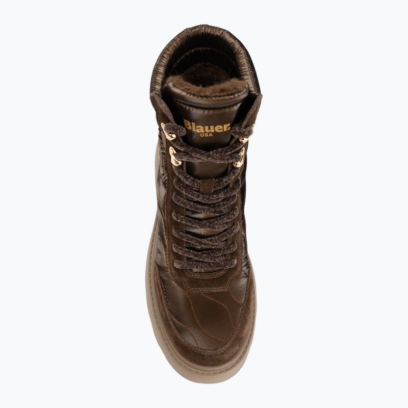 Damen-Schuhe Blauer USA F6BLANCA03 dark brown 5