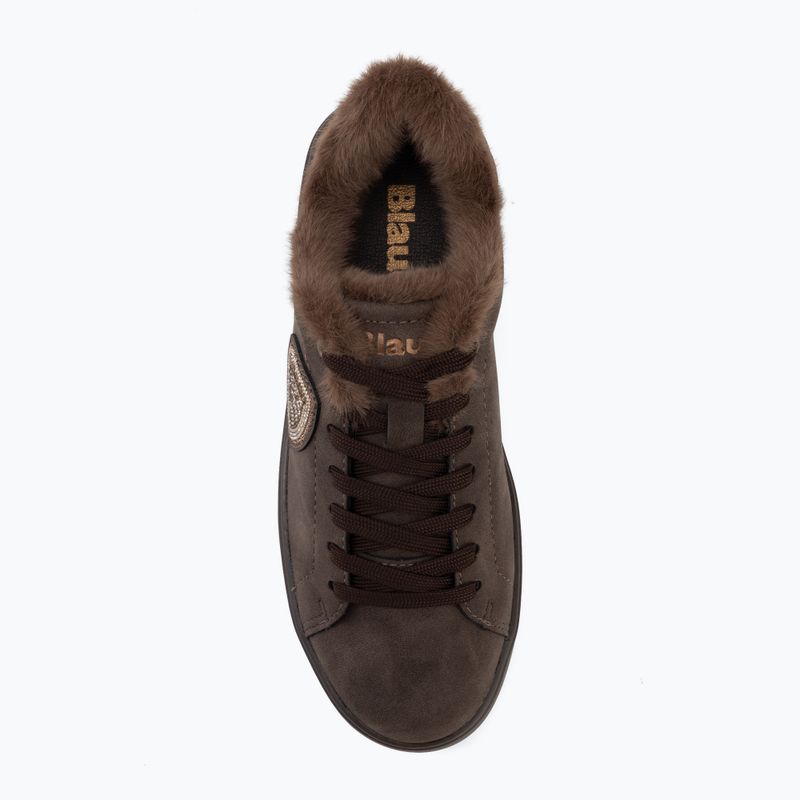 Damen-Schuhe Blauer USA F6VICTORY01 dark brown 5