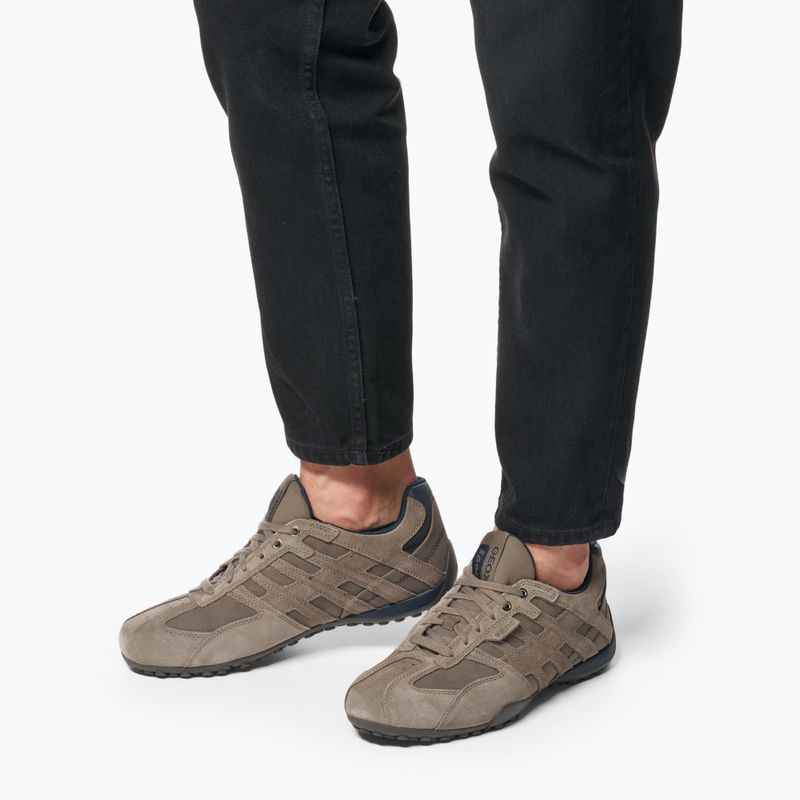 Schuhe Herren Geox Snake dove grey 15