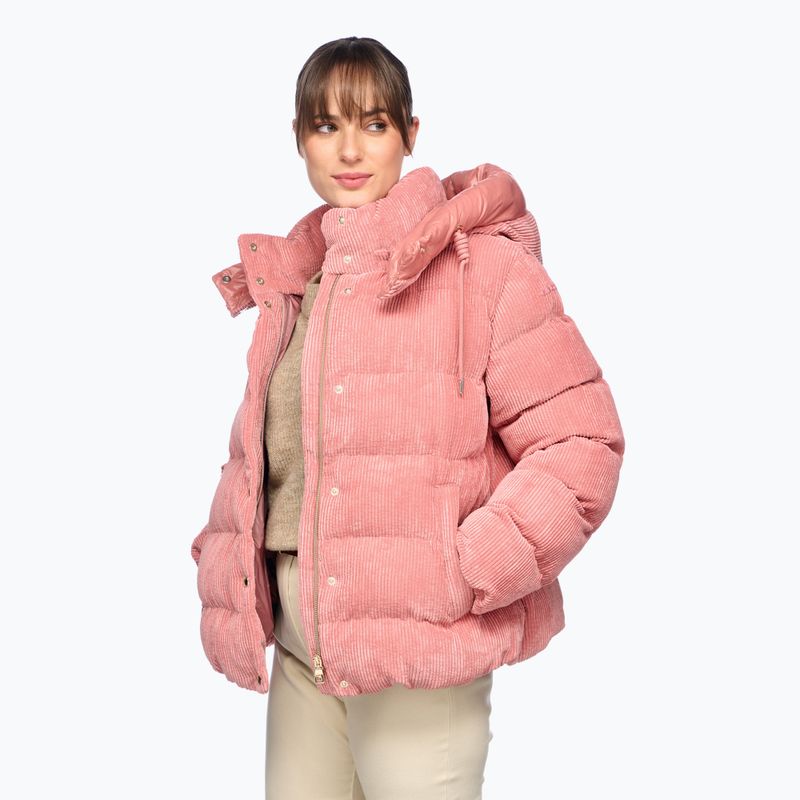 Isolierte Damenjacke Geox Loisia Parka staubig rosa 3