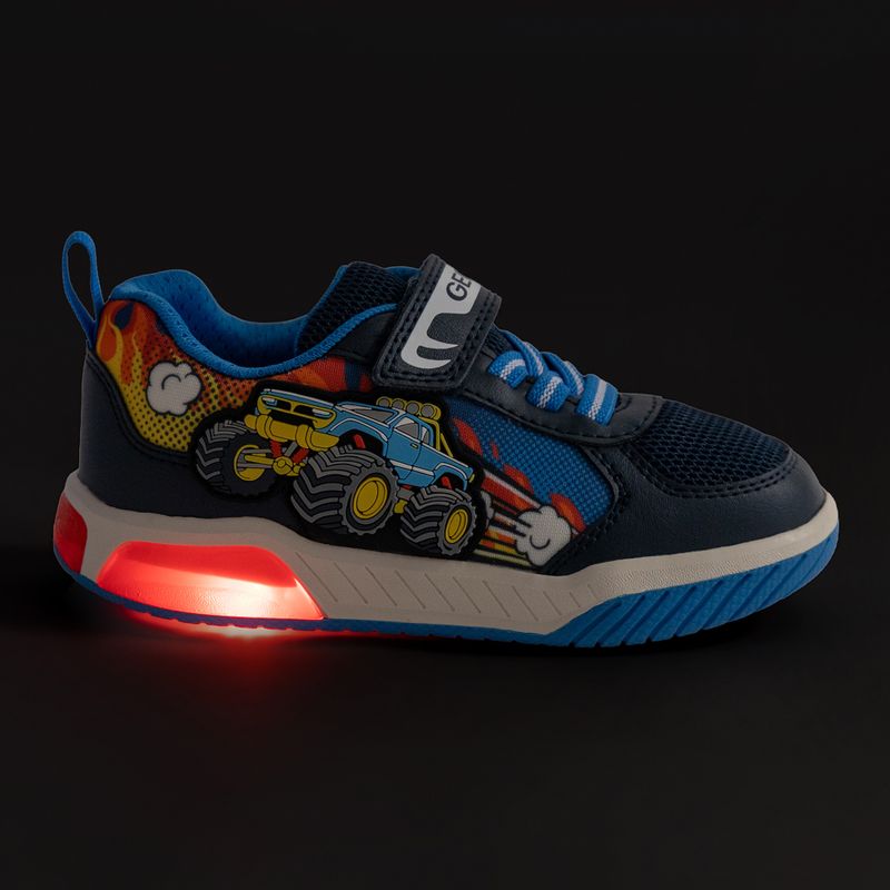 Kinderschuhe Geox Inek navy/light blue 10