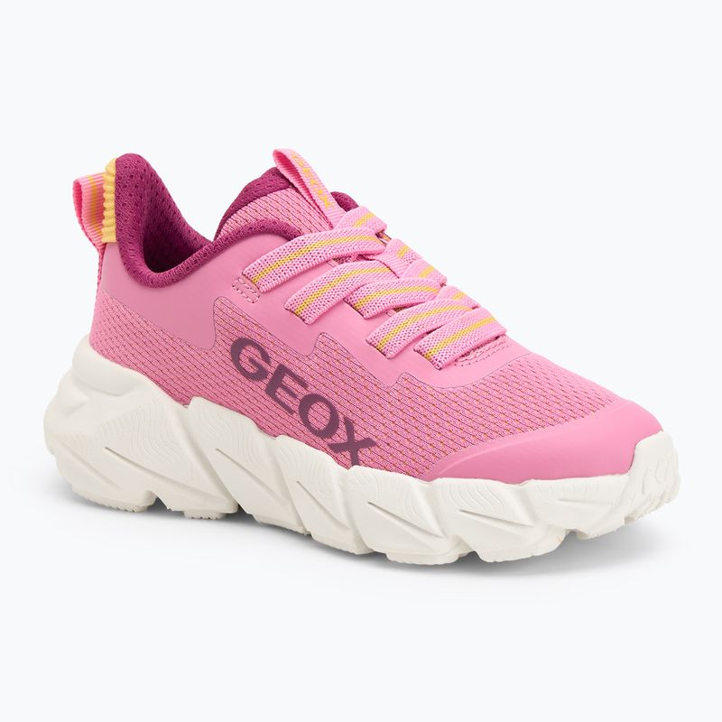 Geox Flexyper Fast rosa/gelb Junior Schuhe