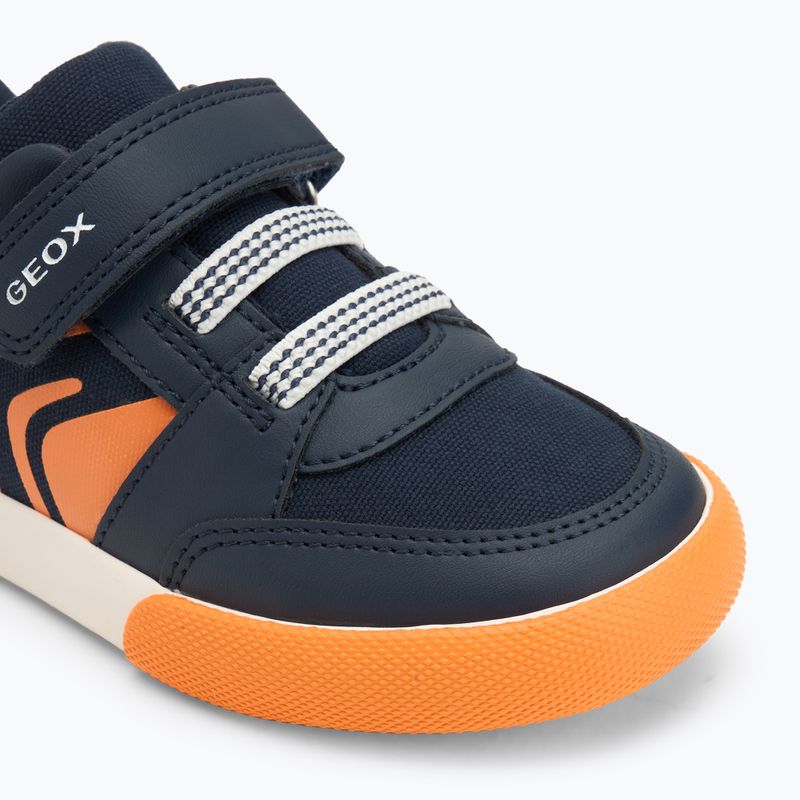 Geox Gisli navy/orange Kinderschuhe 7
