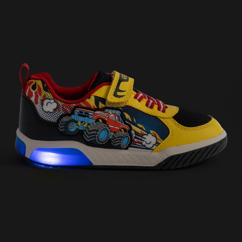 Kinderschuhe Geox Inek yellow/red 9