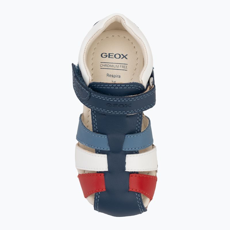 Sandalen Kinder Geox Macchia avio/white 5