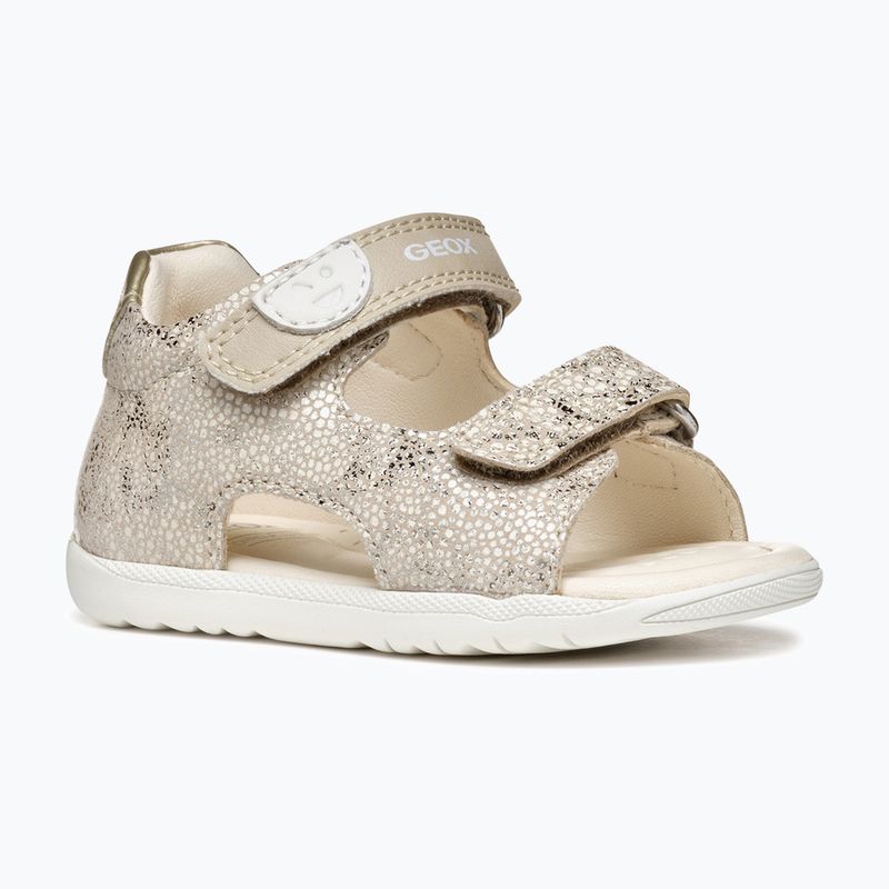 Sandalen Kinder Geox Macchia white/gold 8