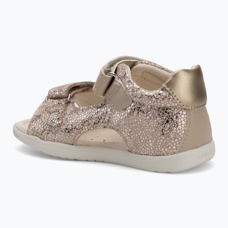Sandalen Kinder Geox Macchia white/gold 3